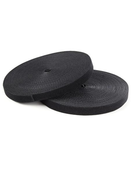 StarTech.com Bobina de 7,6m de Gancho y Bucle - Tiras Reutilizables de Gancho y Bucle - Cinta Sujetacables - Envolturas