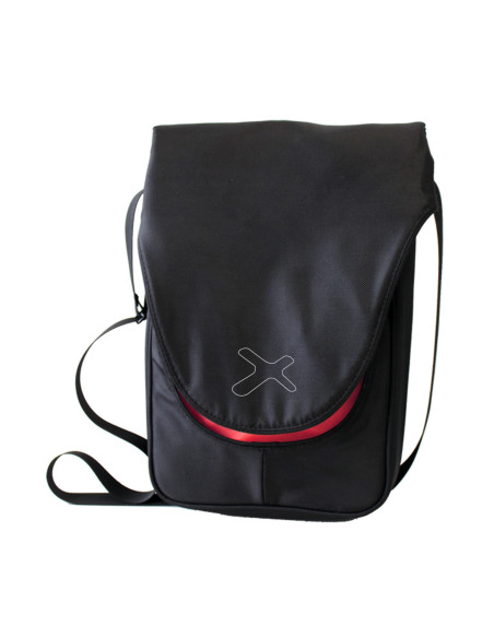 Phoenix Technologies Amsterdam 39,6 cm (15.6") Bandolera Negro, Rojo