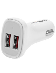 StarTech.com USB2PCARWHS cargador de dispositivo móvil Universal Blanco Encendedor de cigarrillos Auto