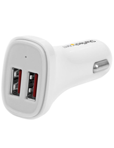 StarTech.com USB2PCARWHS cargador de dispositivo móvil Universal Blanco Encendedor de cigarrillos Auto