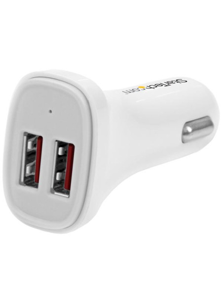 StarTech.com USB2PCARWHS cargador de dispositivo móvil Universal Blanco Encendedor de cigarrillos Auto