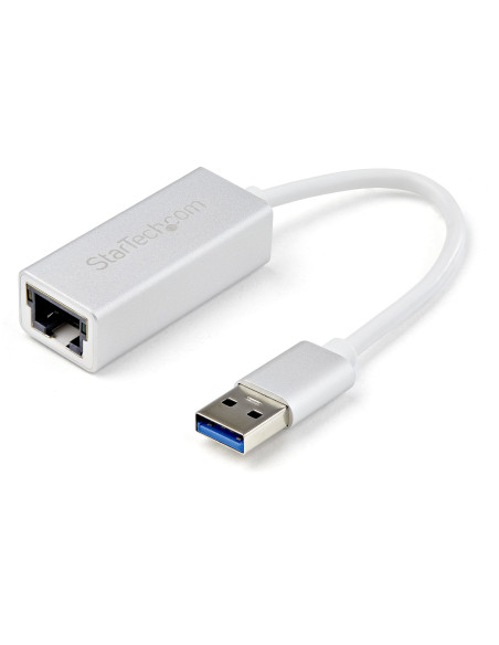StarTech.com Adaptador de Red Ethernet Gigabit Externo USB 3.0 - Plateado
