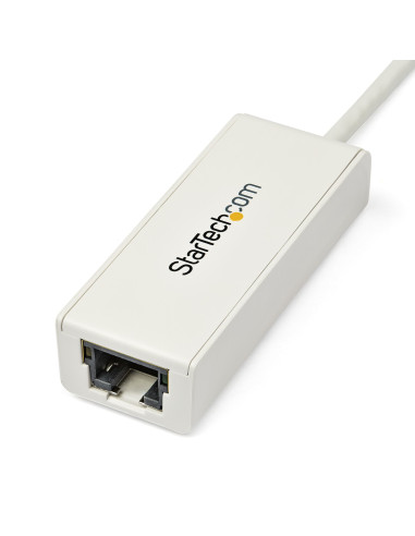 StarTech.com Adaptador Tarjeta de Red Externa NIC USB 3.0 a Ethernet Gigabit de 1 Puerto - 1x RJ45 Hembra - 1x USBA -