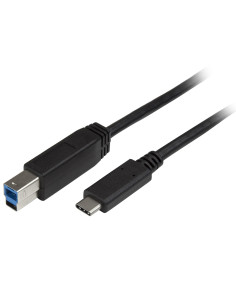 StarTech.com Cable Adaptador de 2m USB Tipo C a USB B USB 3.0 (5Gbps) - Cable de Impresora USB C a USB Tipo B