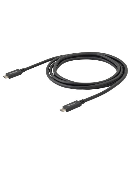 StarTech.com Cable de 2m USB-C USB 3.0 (5Gbps) Certificado con Entrega de Potencia