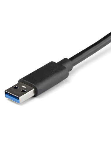 StarTech.com Adaptador Tarjeta de Red NIC Externa USB 3.0 2 Puertos Gigabit Ethernet RJ45 y Puerto USB