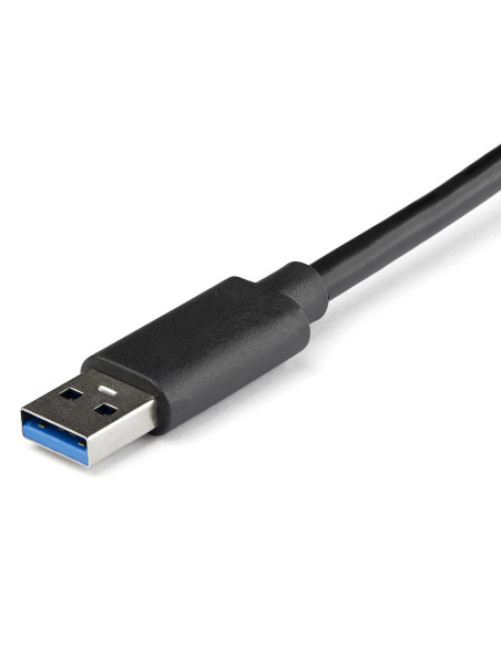StarTech.com Adaptador Tarjeta de Red NIC Externa USB 3.0 2 Puertos Gigabit Ethernet RJ45 y Puerto USB