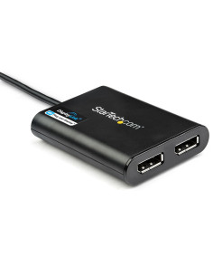 StarTech.com Adaptador Gráfico Externo USB 3.0 a DisplayPort Doble 4K60 DisplayLink - Cable Conversor USB 3.0 a DP de Vídeo 2