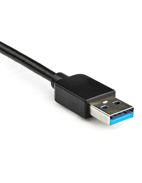 StarTech.com Adaptador Gráfico Externo USB 3.0 a DisplayPort Doble 4K60 DisplayLink - Cable Conversor USB 3.0 a DP de Vídeo