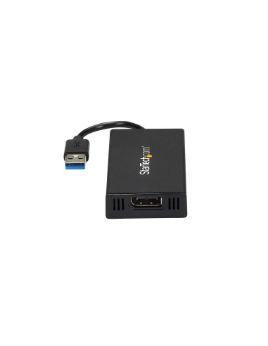 StarTech.com Adaptador USB 3.0 a DisplayPort 4K Ultra HD - Certificado por DisplayLink - Convertidor de Vídeo con Tarjeta