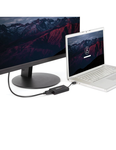 StarTech.com Adaptador USB 3.0 a DisplayPort 4K Ultra HD - Certificado por DisplayLink - Convertidor de Vídeo con Tarjeta