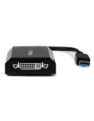 StarTech.com Cable Adaptador USB 3.0 a DVI   VGA - 2048x1152 - Adaptador Gráfico Externo de Vídeo - Convertidor Externo de