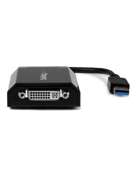 StarTech.com Cable Adaptador USB 3.0 a DVI   VGA - 2048x1152 - Adaptador Gráfico Externo de Vídeo - Convertidor Externo de