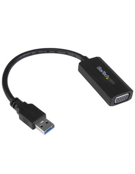 StarTech.com Adaptador Gráfico Conversor USB 3.0 a VGA con Controladores Incorporados - Cable Convertidor - 1920x1200
