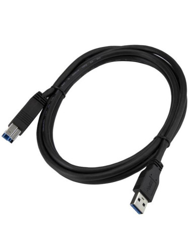 StarTech.com Cable Certificado 2m USB 3.0 Super Speed USB B Macho a USB A Macho Adaptador para Impresora - Negro