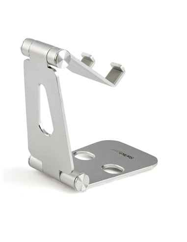 StarTech.com Base para Móvil y Tablet - Soporte Plegable Universal para Dispositivos Móviles - Base Plegable Ergonómica