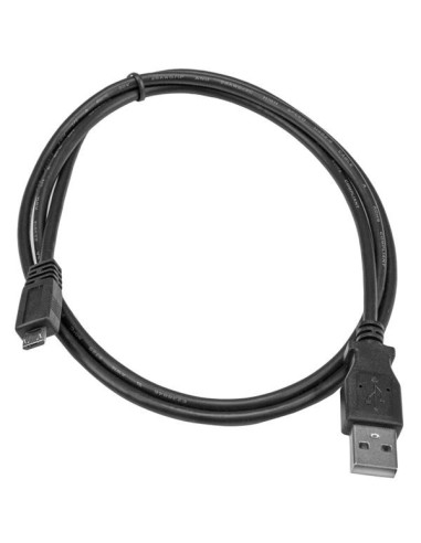 StarTech.com Cable Adaptador de 2m USB A Macho a Micro USB B Macho para Teléfono Móvil Carga y Datos - Negro