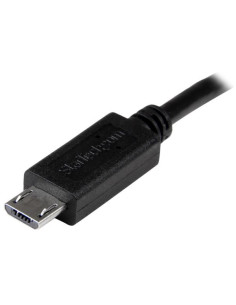StarTech.com Cable USB OTG de 20cm - Cable Adaptador Micro USB a Micro USB - Macho a Macho 2