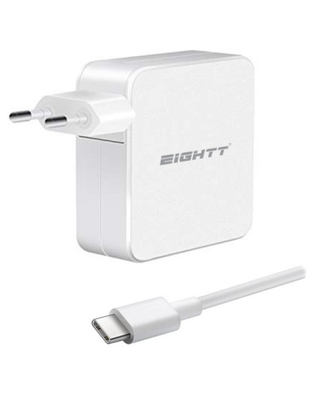 Eightt EC65 cargador de dispositivo móvil Universal Blanco Corriente alterna Carga rápida Interior