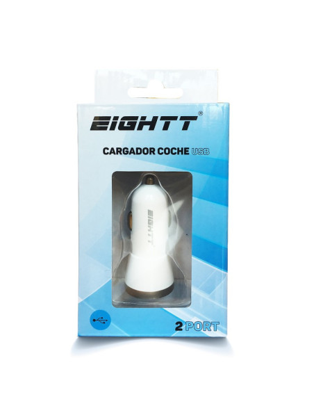 Eightt ECC1 cargador de dispositivo móvil Universal Blanco Encendedor de cigarrillos Auto