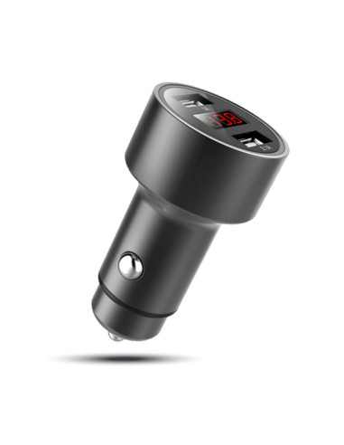 Eightt ECC2 cargador de dispositivo móvil Universal Gris Encendedor de cigarrillos Auto