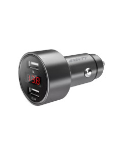 Eightt ECC2 cargador de dispositivo móvil Universal Gris Encendedor de cigarrillos Auto 2