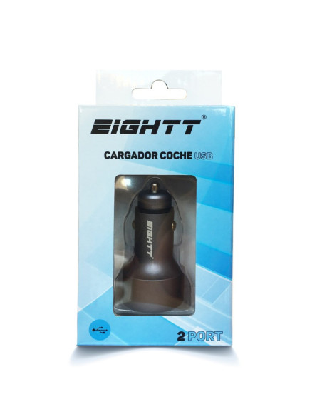 Eightt ECC2 cargador de dispositivo móvil Universal Gris Encendedor de cigarrillos Auto