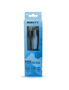 Eightt ECM-1B cable USB USB 2.0 1 m USB A Micro-USB B Negro 2