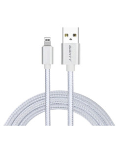 Eightt ECI-2S cable de conector Lightning 1 m Plata