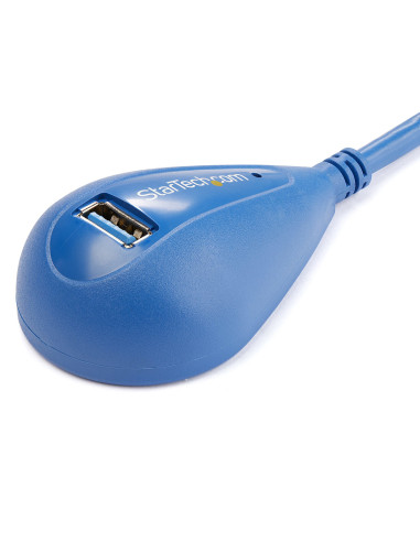 StarTech.com Cable de 1,5m Extensión Alargador USB 3.0 SuperSpeed Dock de Sobremesa - Macho a Hembra USB A