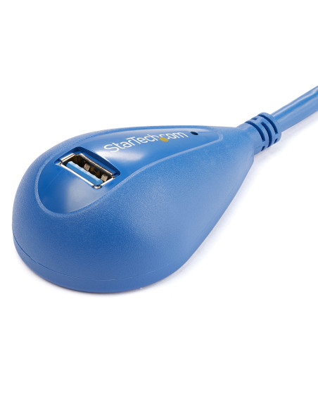 StarTech.com Cable de 1,5m Extensión Alargador USB 3.0 SuperSpeed Dock de Sobremesa - Macho a Hembra USB A