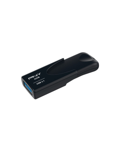 PNY Attache 4 unidad flash USB 32 GB USB tipo A 3.2 Gen 1 (3.1 Gen 1) Negro