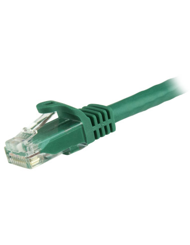 StarTech.com Cable de 5m Verde de Red Gigabit Cat6 Ethernet RJ45 sin Enganche - Snagless