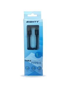 Eightt ECT-3B cable USB USB 3.2 Gen 1 (3.1 Gen 1) 1 m USB A USB C Negro 2