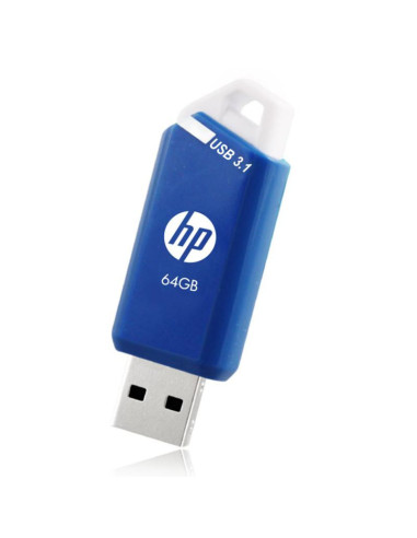 HP x755w unidad flash USB 64 GB USB tipo A 3.2 Gen 1 (3.1 Gen 1) Azul, Blanco