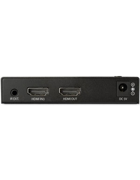 StarTech.com Switch Conmutador de Vídeo HDMI de 4 Puertos - 3x HDMI y 1x DisplayPort - 4K 60Hz
