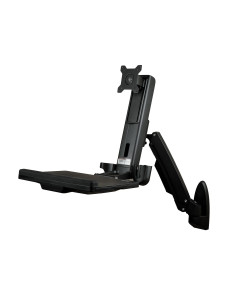 StarTech.com Estación de Trabajo de Pie y Sentado para Montaje en Pared - Para Un Monitor de hasta 24 Pulgadas - Escritorio 2