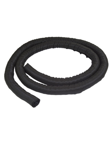 StarTech.com Manga de Gestión de Cables de 2m - Envoltura de Cable Flexible en Espiral - Maga Expandible 1,0-1,5" de Diámetro -