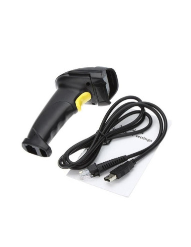 Eightt ESC-2D lector de código de barras Lector de códigos de barras portátil 1D 2D CMOS Negro