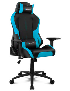 DRIFT DR250 Silla para videojuegos de PC Asiento acolchado tapizado Negro, Azul 2