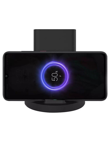 Xiaomi Mi 20W Wireless Teléfono móvil Negro Corriente alterna Cargador inalámbrico Interior