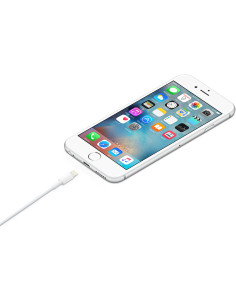 Apple MXLY2ZM A cable de conector Lightning 1 m Blanco 2