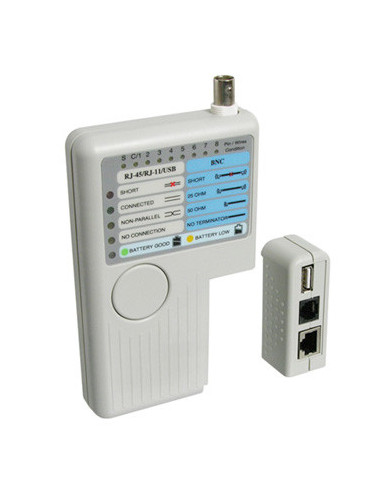 WP WPC-TST-002 comprobador de cables de red Blanco