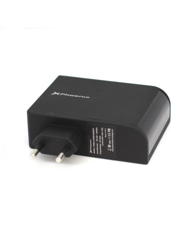 Phoenix Technologies PHMULTIUSBCHARGER cargador de dispositivo móvil Universal Negro Corriente alterna Interior