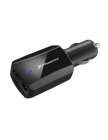 Phoenix Technologies PHLAPTOPCARCHARGER cargador de dispositivo móvil Teléfono móvil, MP3, MP4, Portátil, Smartphone, Tableta