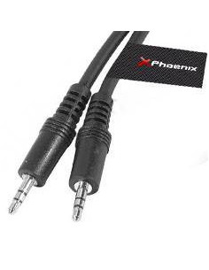 Phoenix Technologies 5m 3.5mm cable de audio 3,5mm Negro