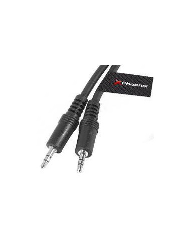 Phoenix Technologies 5m 3.5mm cable de audio 3,5mm Negro