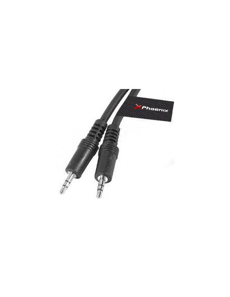 Phoenix Technologies 5m 3.5mm cable de audio 3,5mm Negro