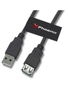 Phoenix Technologies 5m USB A USB A cable USB USB 2.0 Negro