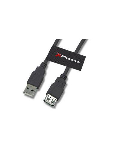 Phoenix Technologies 5m USB A USB A cable USB USB 2.0 Negro